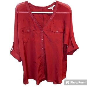 * Daniel Rainn Top Size M Burgundy